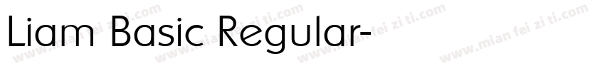 Liam Basic Regular字体转换